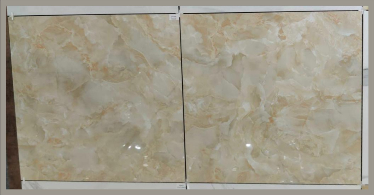 BEST SELLING glossy Modern Style 600 x 600 mm 60 x 60 cm  Polished Porcelain Interior Tiles model no SAFARI GOLD color tiles