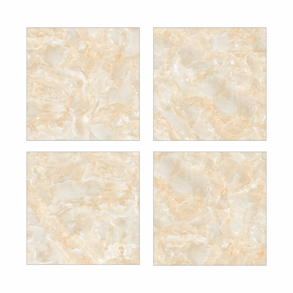 BEST SELLING glossy Modern Style 600 x 600 mm 60 x 60 cm  Polished Porcelain Interior Tiles model no SAFARI GOLD color tiles