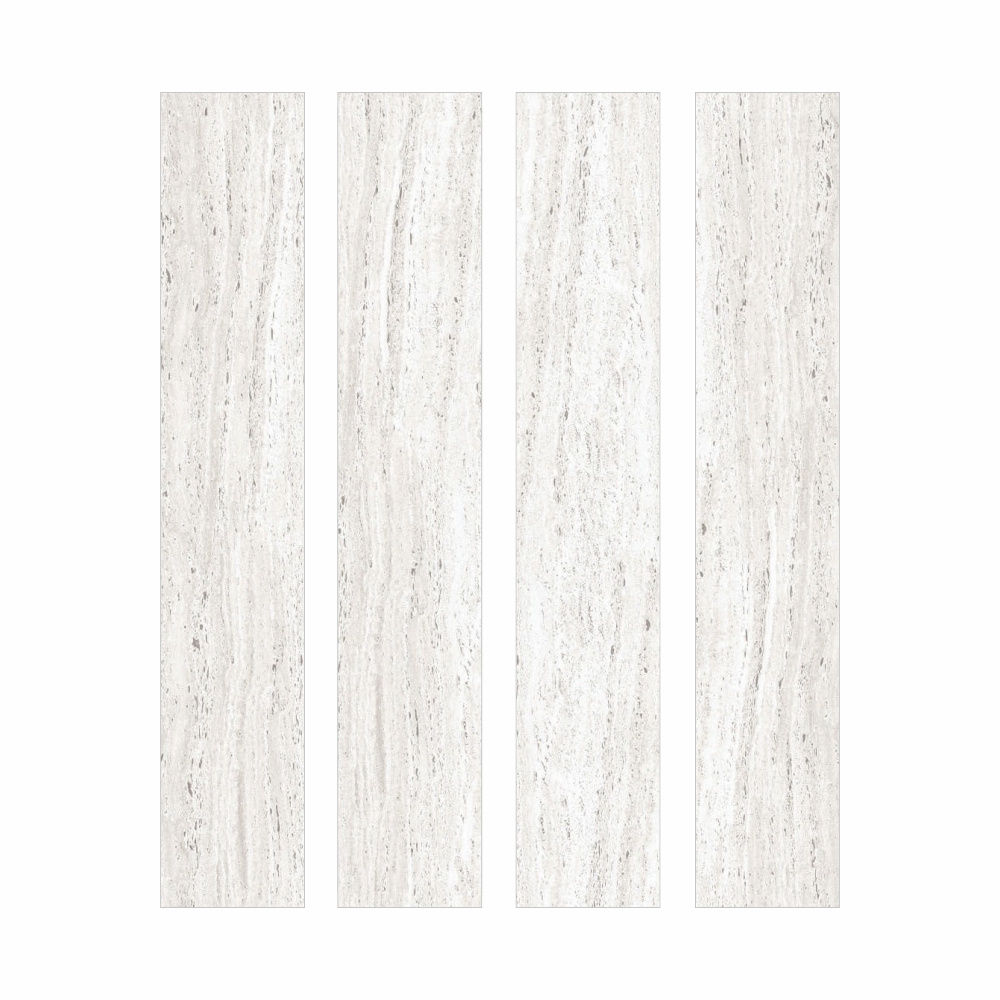 BEST STRIP PORCELAIN TILES FOR WALL AND FLOOR COVERING TILES FOR YOUR LIVING AREA 200X1200X9 MM ROCKER SERIES  CRISSEL WHITE