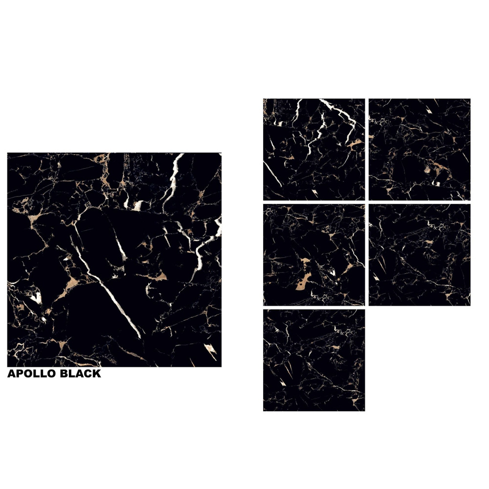 800X800X8mm polished porcelain floor tiles with good quality polished matt surface many colors 80X80 cm model no. Apollo black