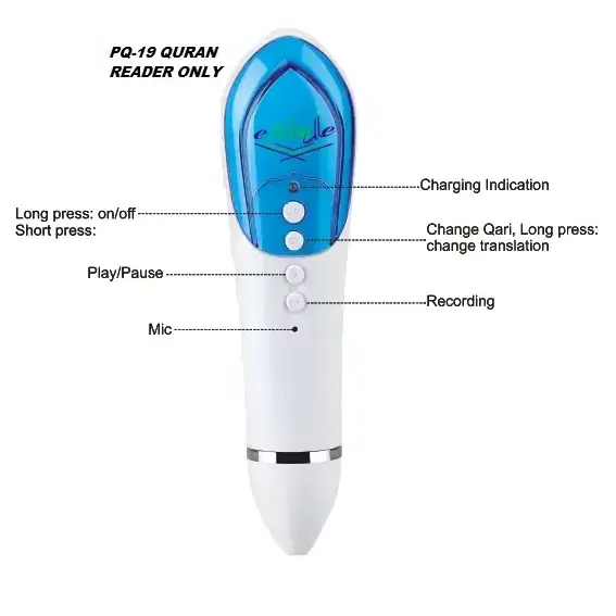 New Model PQ-16 Quran Reading Pen Muslim Quran Translation Digital Quran Read Pen for Worldwide Export