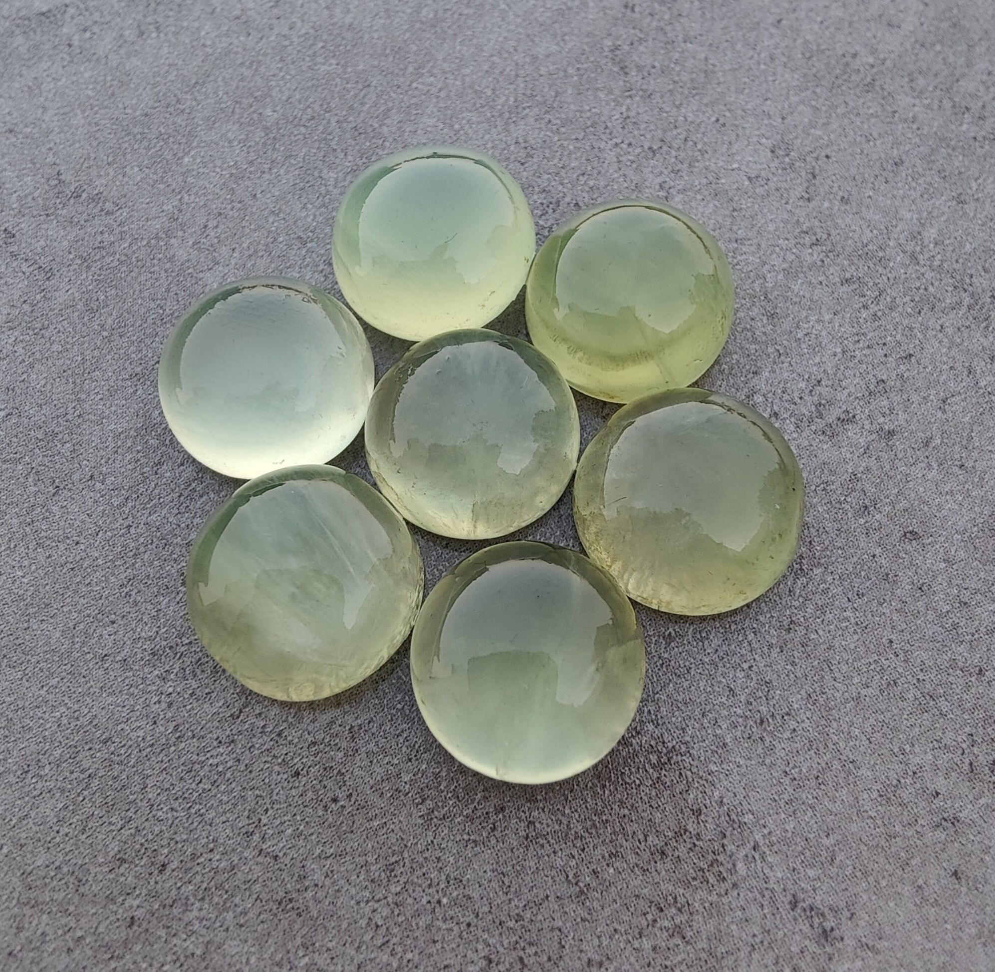 Natural Green Amethyst Cabochon Lot Beautiful Quality Top Quality Natural Green Amethyst Cabochon Lot Use For Making Jewelry