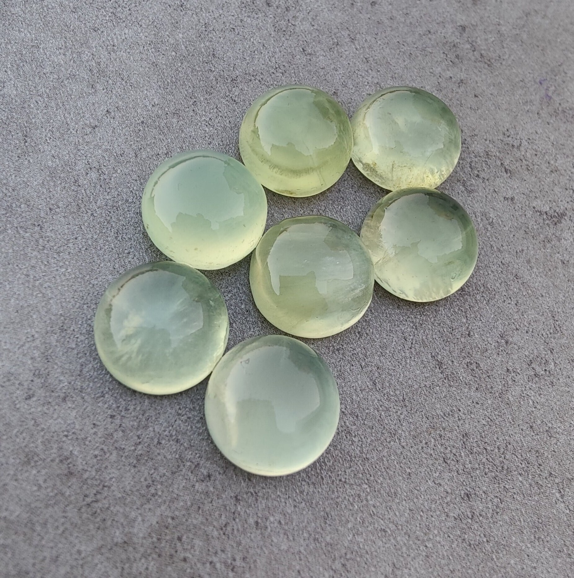 Natural Green Amethyst Cabochon Lot Beautiful Quality Top Quality Natural Green Amethyst Cabochon Lot Use For Making Jewelry