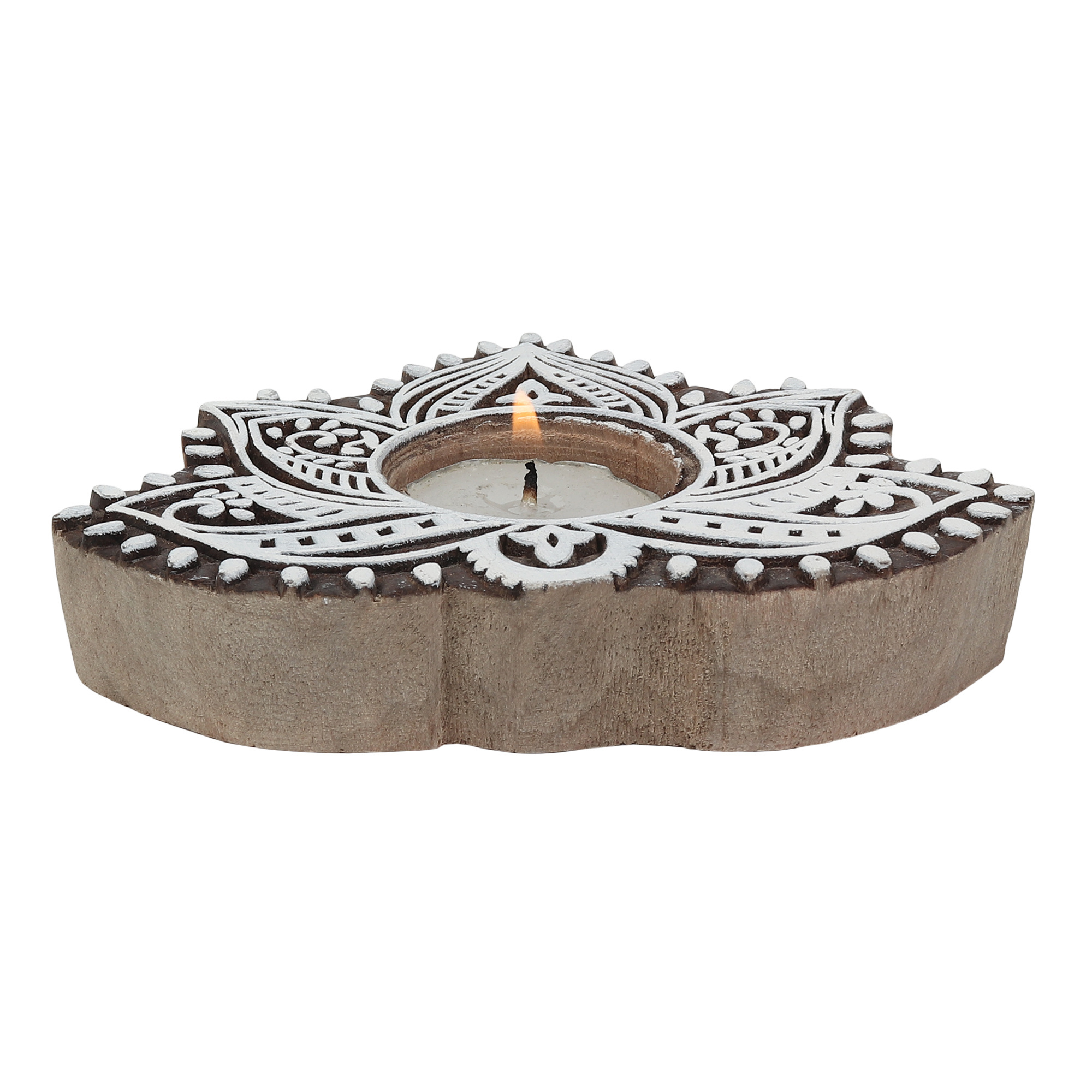 Wholesale Supply Blue Pottery and Ceramic Tealight Candle Holder for Home and Garden Decorative at Bulk Supply