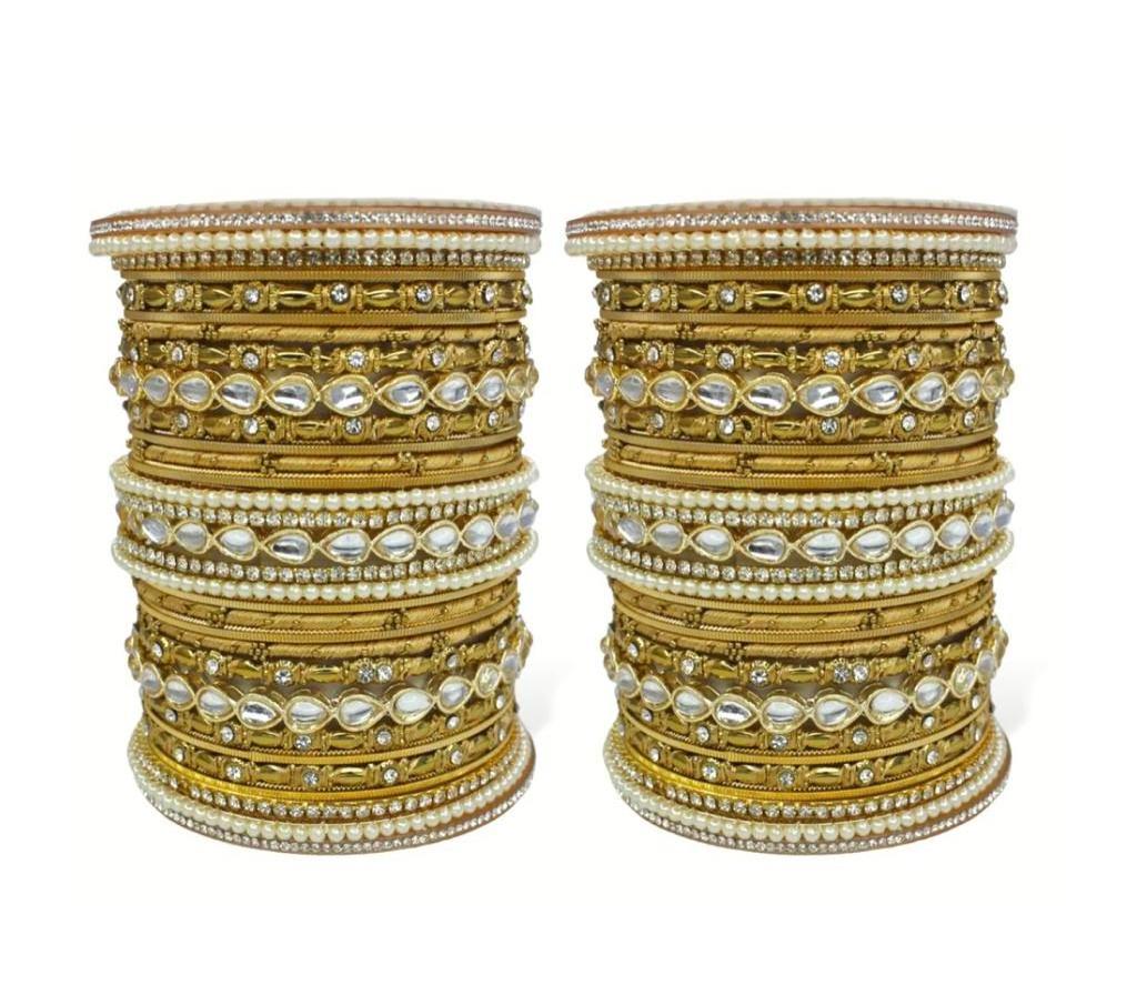 Bridal Bangle Stack for two hands  Bangles Jewellery for women latest and beautiful style bangle for ladies at wholesale rate