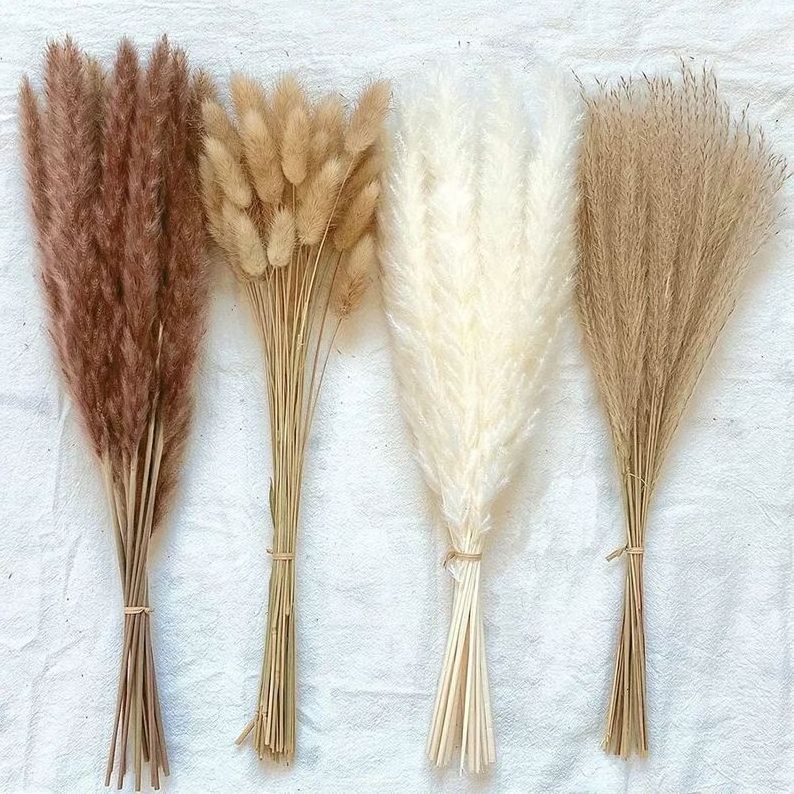 2023 New Item Faux Pampas Grass event and Wedding Props White Flowers Runners Flower Rows wedding and event decor props