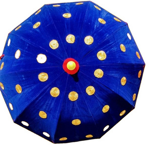 Big Size Decorative Velvet Umbrella for Barat and Bridal entries in Indian Weddings Designer Umbrellas Traditional Decoration