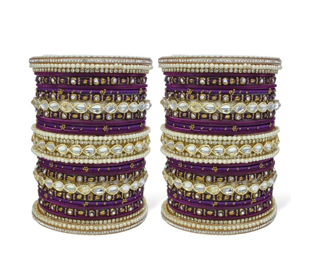 Bridal Bangle Stack for two hands  Bangles Jewellery for women latest and beautiful style bangle for ladies at wholesale rate