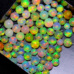 Natural Ethiopian Opal Round shape Balls beads Loose Gemstones Semi Precious Stone Jewelry Making high quality gemstone supplier