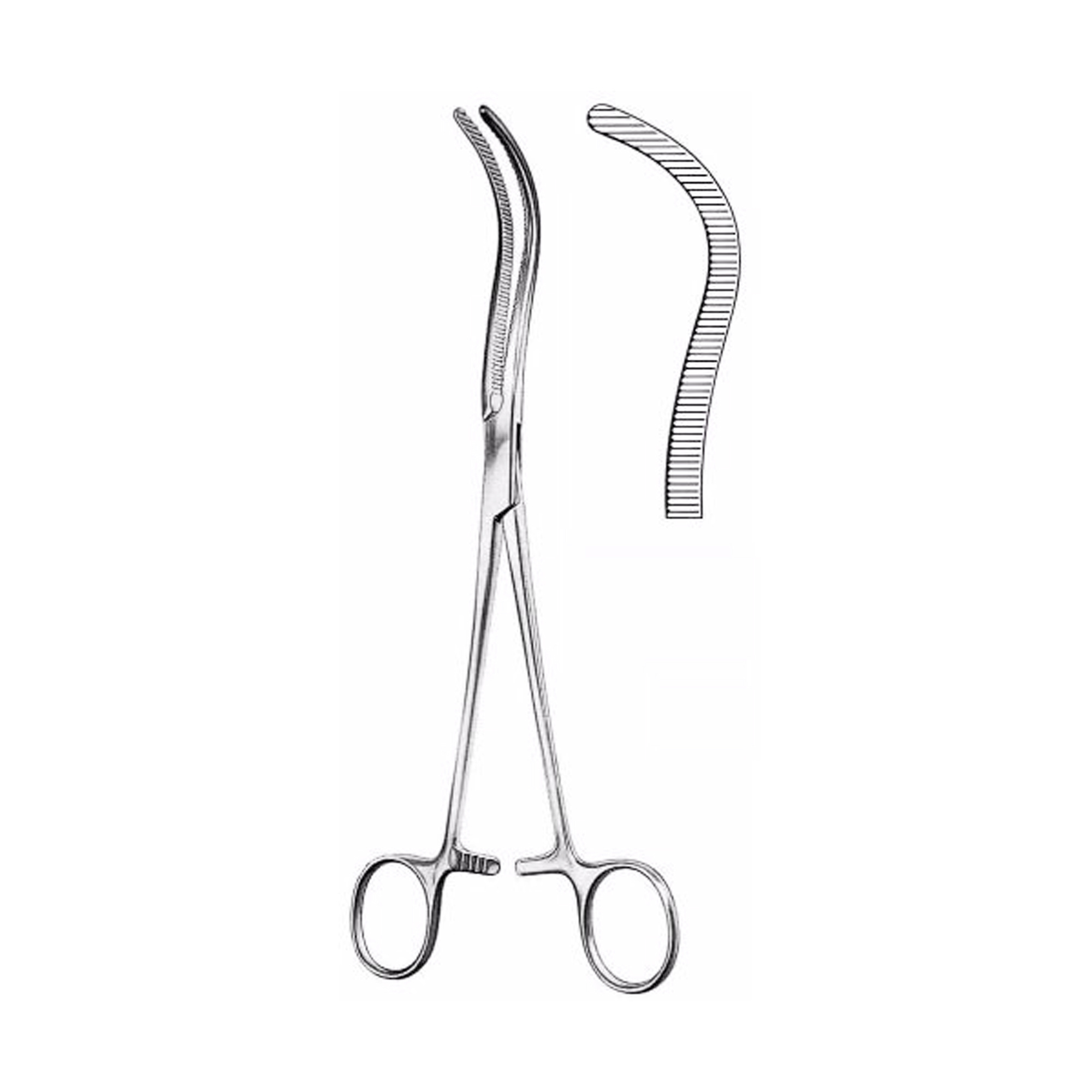 Guyon Kidney Pedicle Clamps (Cross Serrated) Made With the Highest Quality Stainless Steel at Wholesale Price