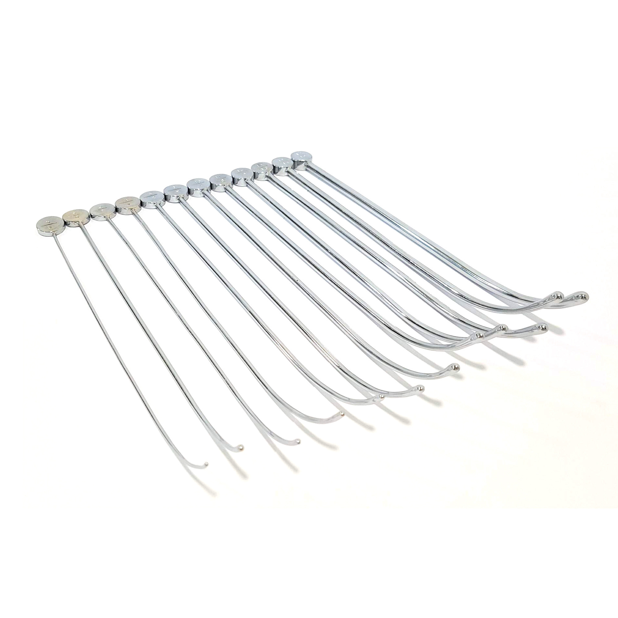 Lister Urethral Bougies Sound Set Of 12 Stainless Steel New CE Surgical Instruments at Wholesale Price