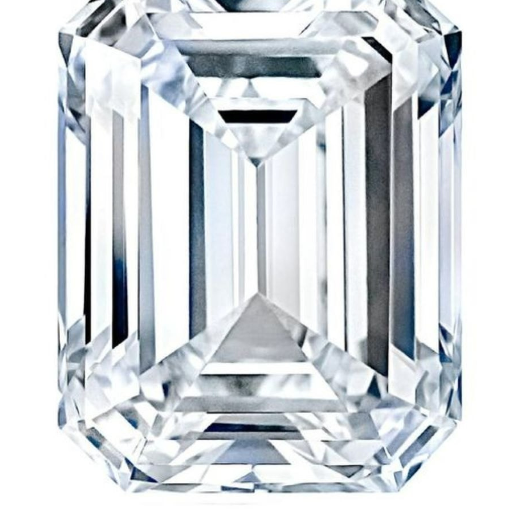 CVD HPHT Diamond Jewelry IGI Certification 3 Caret  Emerald cut Diamond Loose Diamond