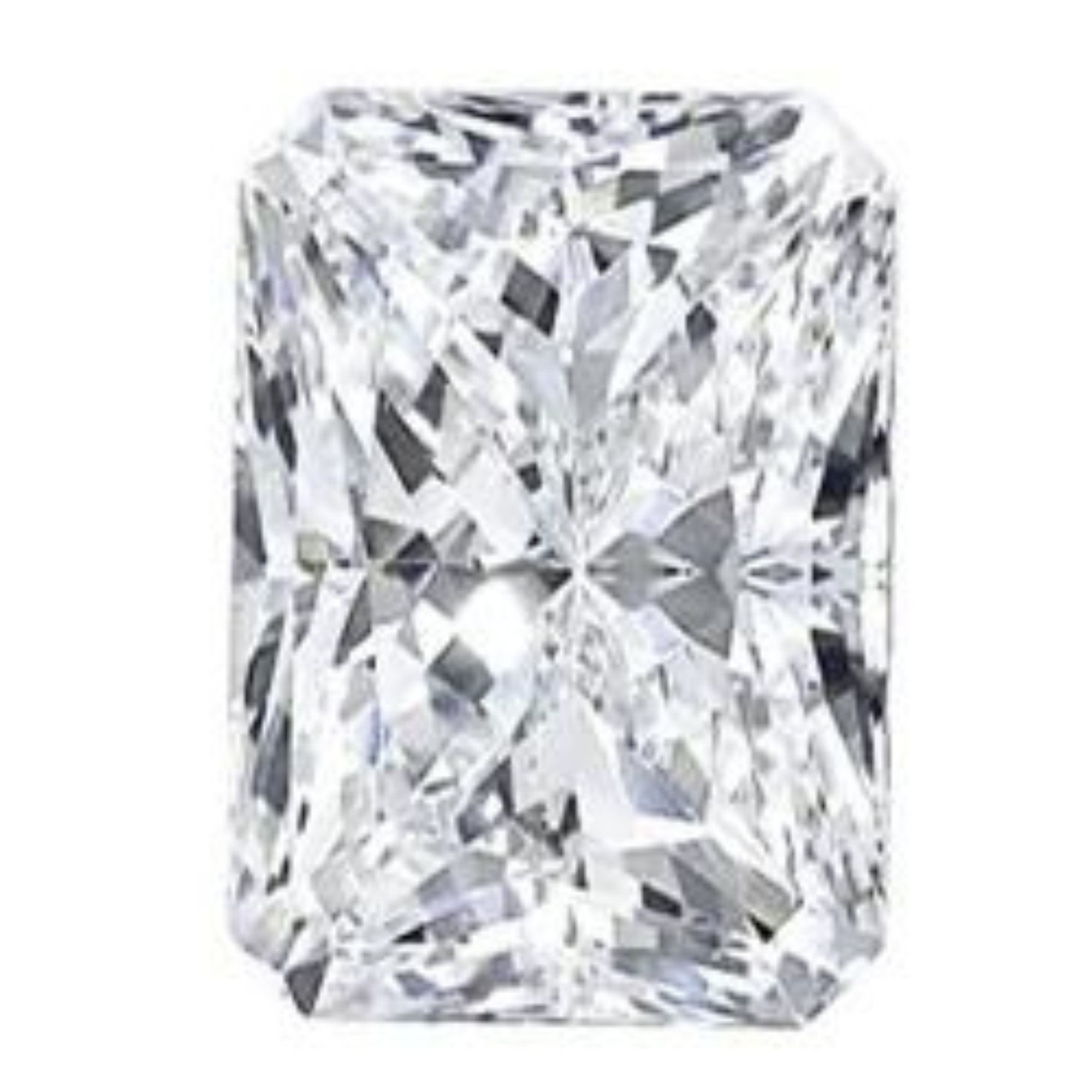 4 Carat Radiant  Cut VVS Purity Solitaire Synthetic Diamond EF Color CVD Lab Made Loose Diamonds at an Price