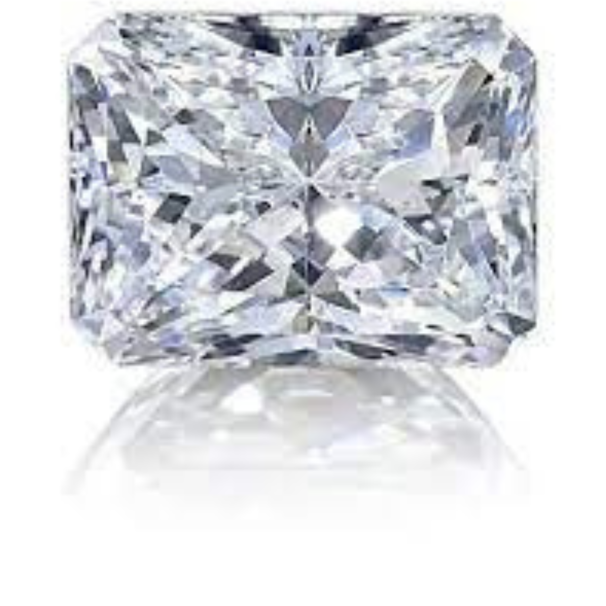 4 Carat Radiant  Cut VVS Purity Solitaire Synthetic Diamond EF Color CVD Lab Made Loose Diamonds at an Price