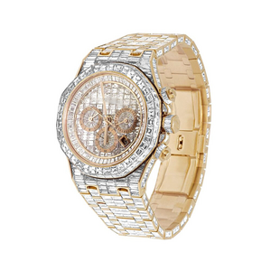 Factory Direct Price Fully Customized Iced Out Diamond Lab Grown  Watch for Men Hip Hop Diamond Jewelry watch Gift