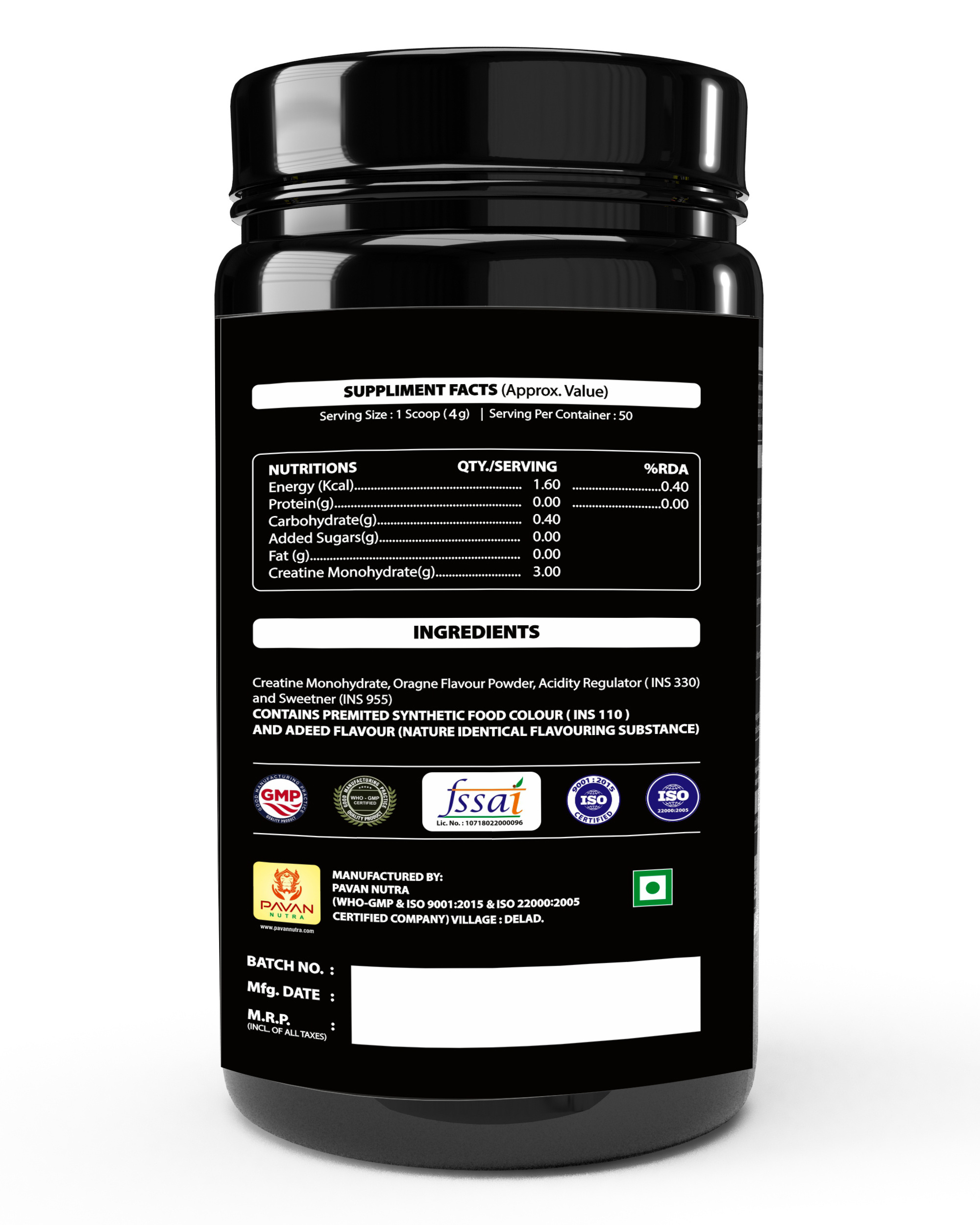 OEM private label Export Quality Bulk Creatine monohydrate Protein Supplement Powder at affordable Price