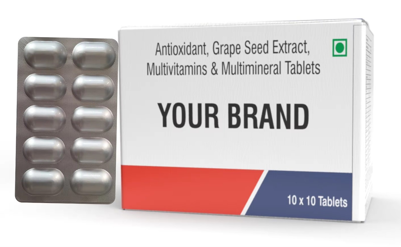 Export Supply Grape Extract Multivitamin & Multivitamins Tablet for Unisex Health Benefits Tablet Available for Sale