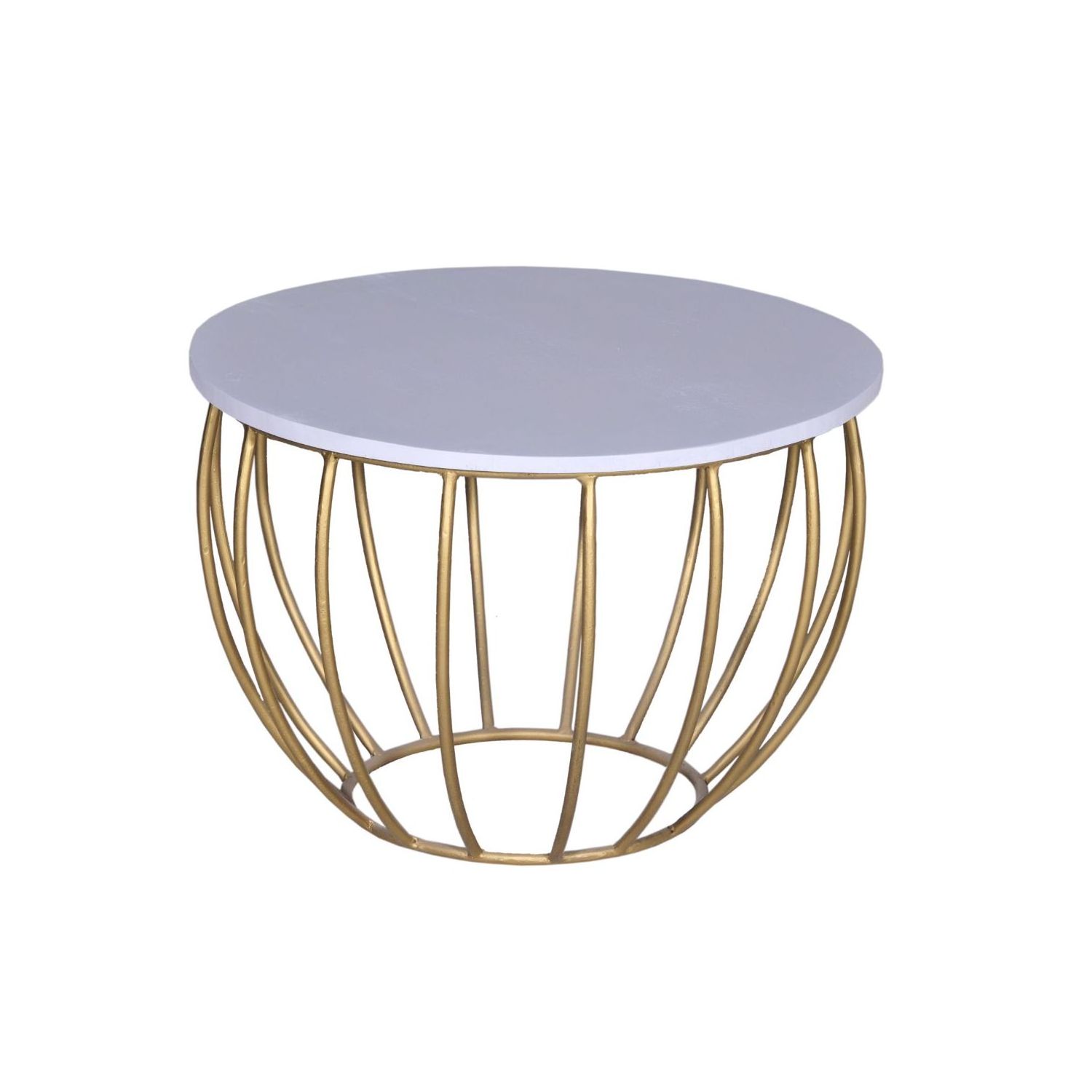 Metal Iron Round Shape Gold Base Nordic High Quality Luxury Marble Top Dining Coffee Table Home Indoor Simple Coffee Table