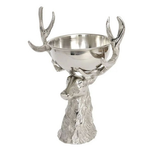 Silver style Aluminium casted Wine Chiller Ice Bucket and Beverage Tub for Wine and beer Chilled for Barware and Hotel