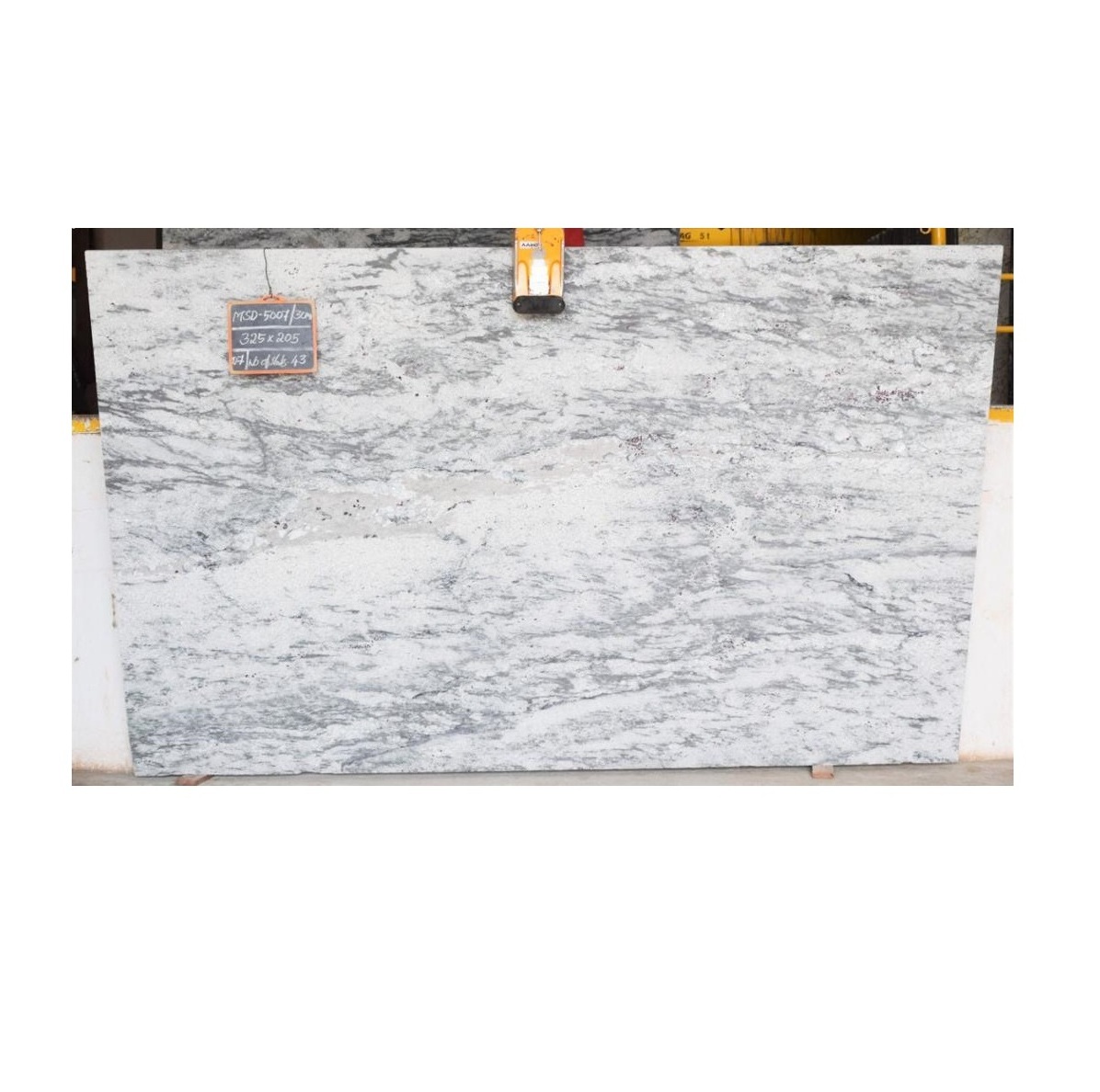 Indian Supplier of Thunder White Granite Slab Stone with Leather Finishing for Home and Hotel Available at Affordable Price