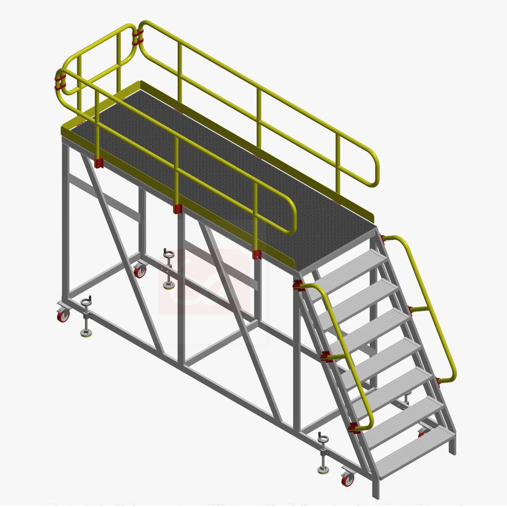 Ladder Manufacturers in India Jaipur Mobile Work Platform for Bus/Coach & Rail Passenger Vehicles Wholesaler and Exporter