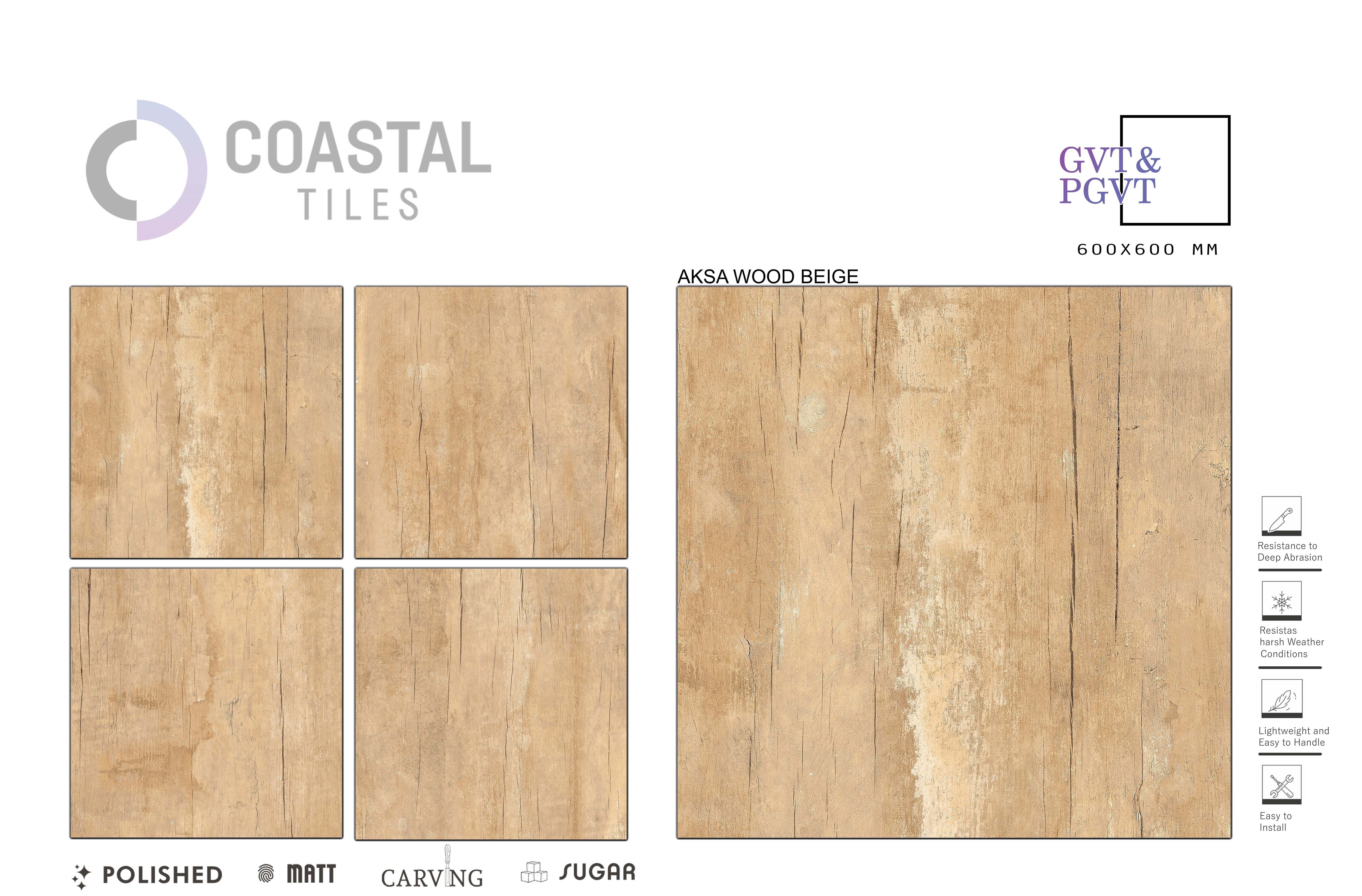 Porcelain tiles 600x600mm wood look floor tiles design collection building materials polished/matt surface wholesale tiles price