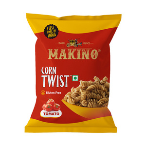 Hot Selling Makino Corn Twist (Tomato 60 gm) Available at Best Price ready to eat twisted asian snacks