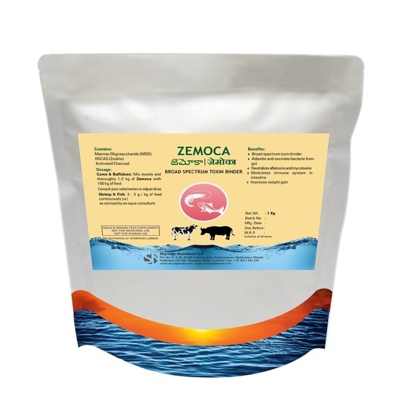 ZEMOCA Broad Spectrum Toxin Binder, Modulates Immune System in Intestine at Wholesale Price Animal Feed Supplement