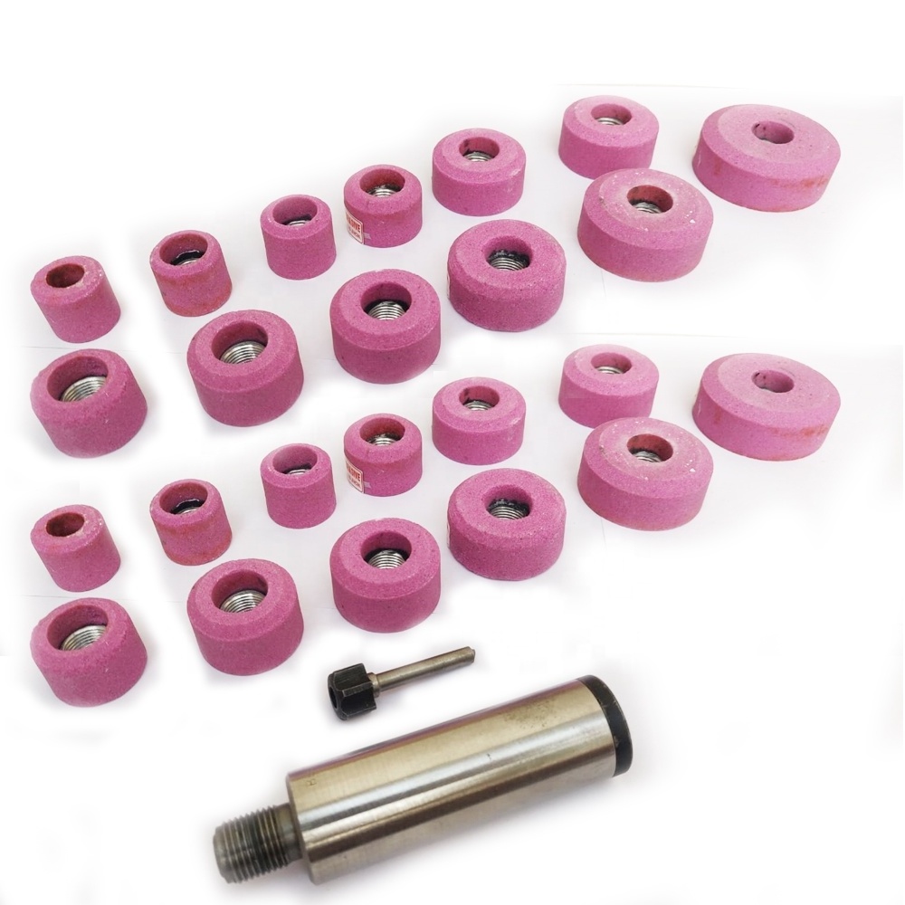 Valve Seat Grinding Abrasive Vitrified Stone Pink Black White Aluminium Oxide  Dressing Finishing Fine Coarse Silicone Carbide