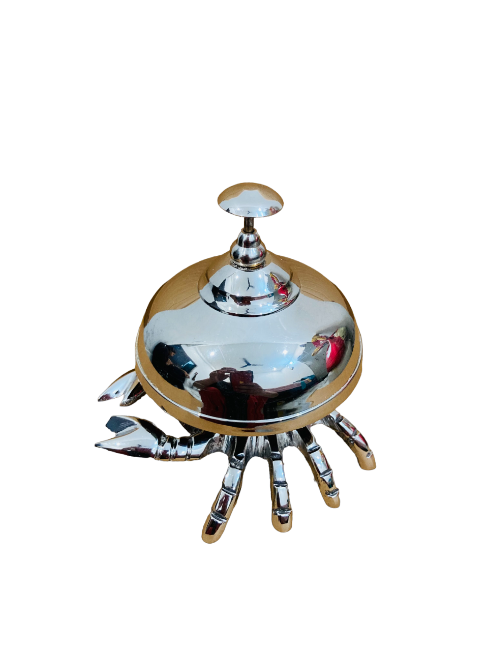 Good Price Of Good Quality Brass Crab Table Bell Decorative Office Hotel Decor Collectable Solid Brass Floral Front Desk