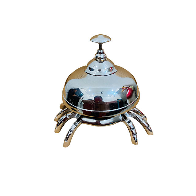 Good Price Of Good Quality Brass Crab Table Bell Decorative Office Hotel Decor Collectable Solid Brass Floral Front Desk