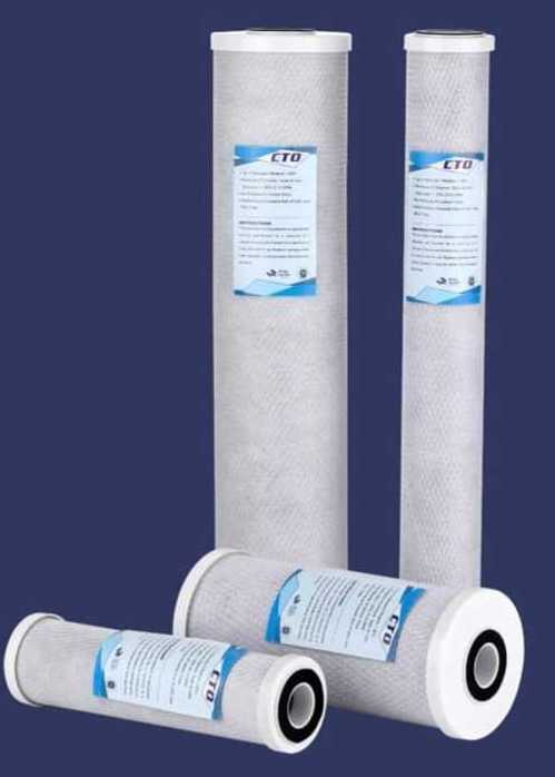 Good Quality CTO 10 Inch Water Filter Cartridge 5 Micron Water Filters Carbon Block Water filters