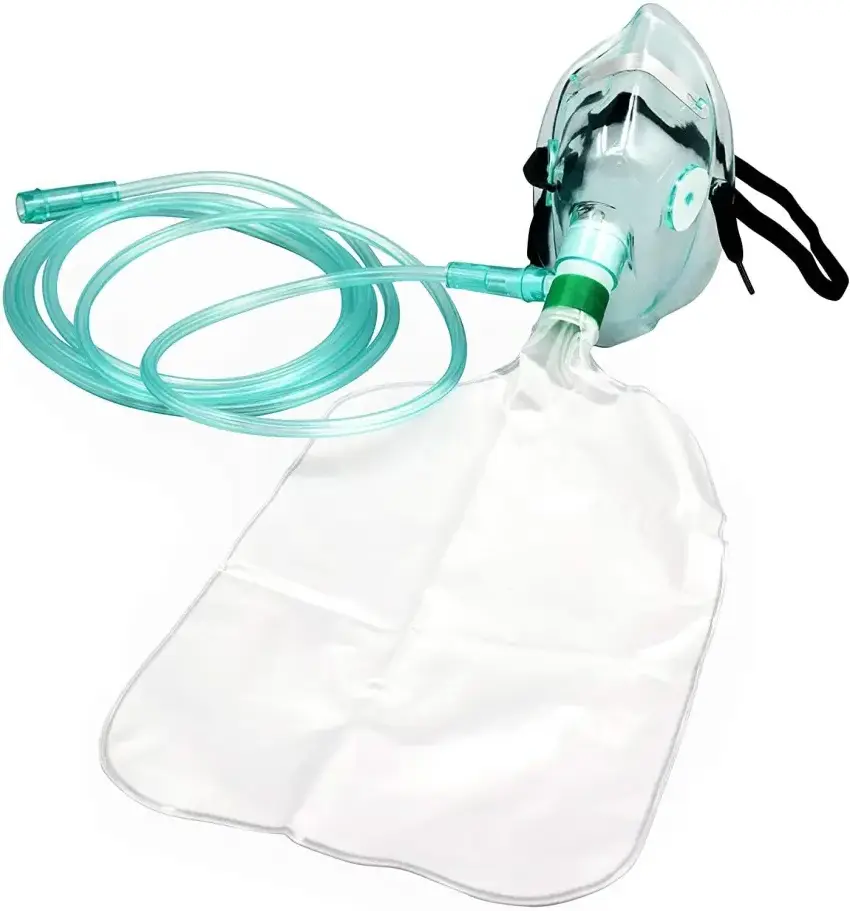 High Concentration Non-Rebreathing Breathing Mask Full Face Oxygen Mask With Tube