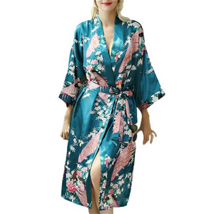 Woman Long Kimonos Wholesale Low Price Kimono Robe Designer Trendy Customized Handmade Women Clothing Kimono Robe