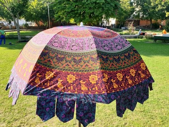 Promotional Outdoor Beach Umbrella Custom Prasol Sun Umbrella Outdoor Beautiful Strong Frame Beach Umbrella Wedding Cotton 50pcs