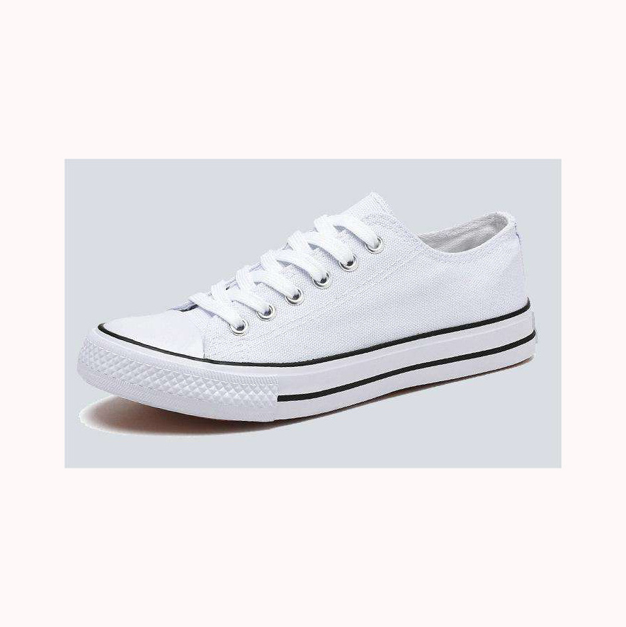 Fashion Sneakers Men Casual White Tennis Walking Shoes Custom Canvas Shoes made in China