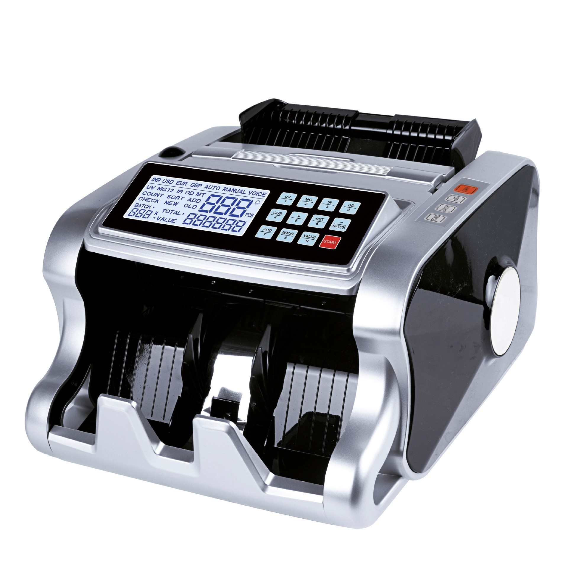 6600 foreign currency banknote counting machine USD Euro multi-national  banknote detector National currency counting machine