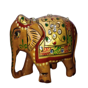 Handmade Beautiful Home and Garden Decoration Wooden Resin Indian Elephant Figurine