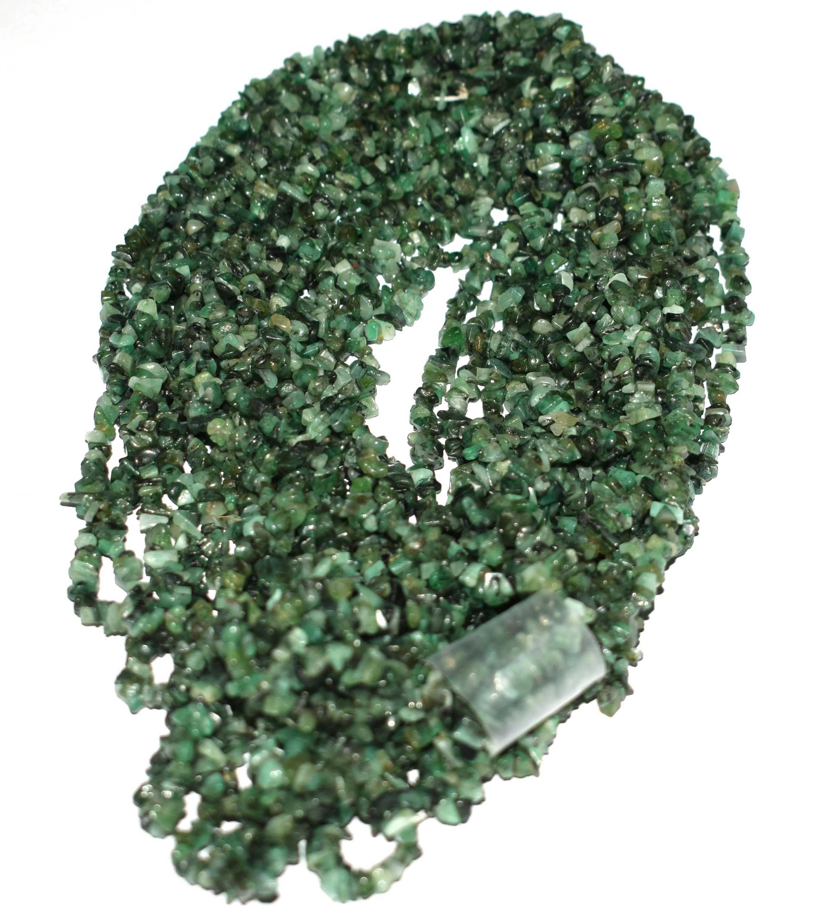 Higher Trending Natural Green Emerald gemstone Beautiful 4-8mm Uncut beads Adorable Long 32inch loose strands for jewelry making