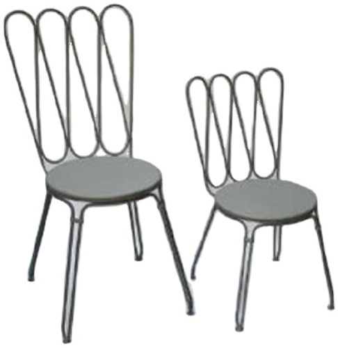 Buy Premium Grade Steel Metal Chair with Soft Seat Sofa Style Chair For Living Room Uses Chair By Indian Exporters