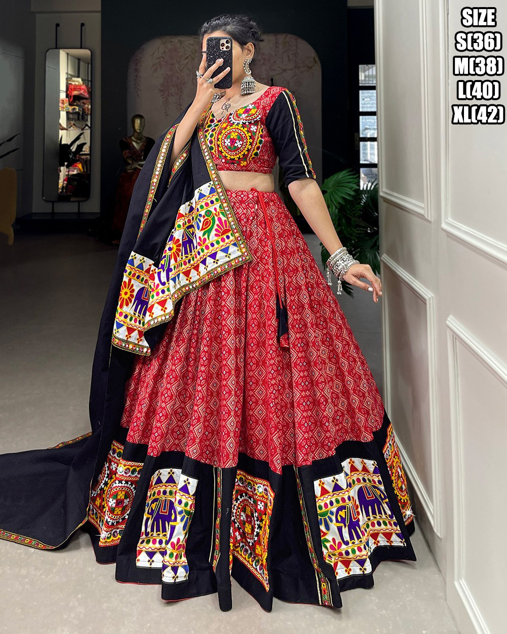 Readymade Traditional Ethnic Indian Pakistani Navratri Wear Designer Stitched Chaniya Choli from Indian Exporter