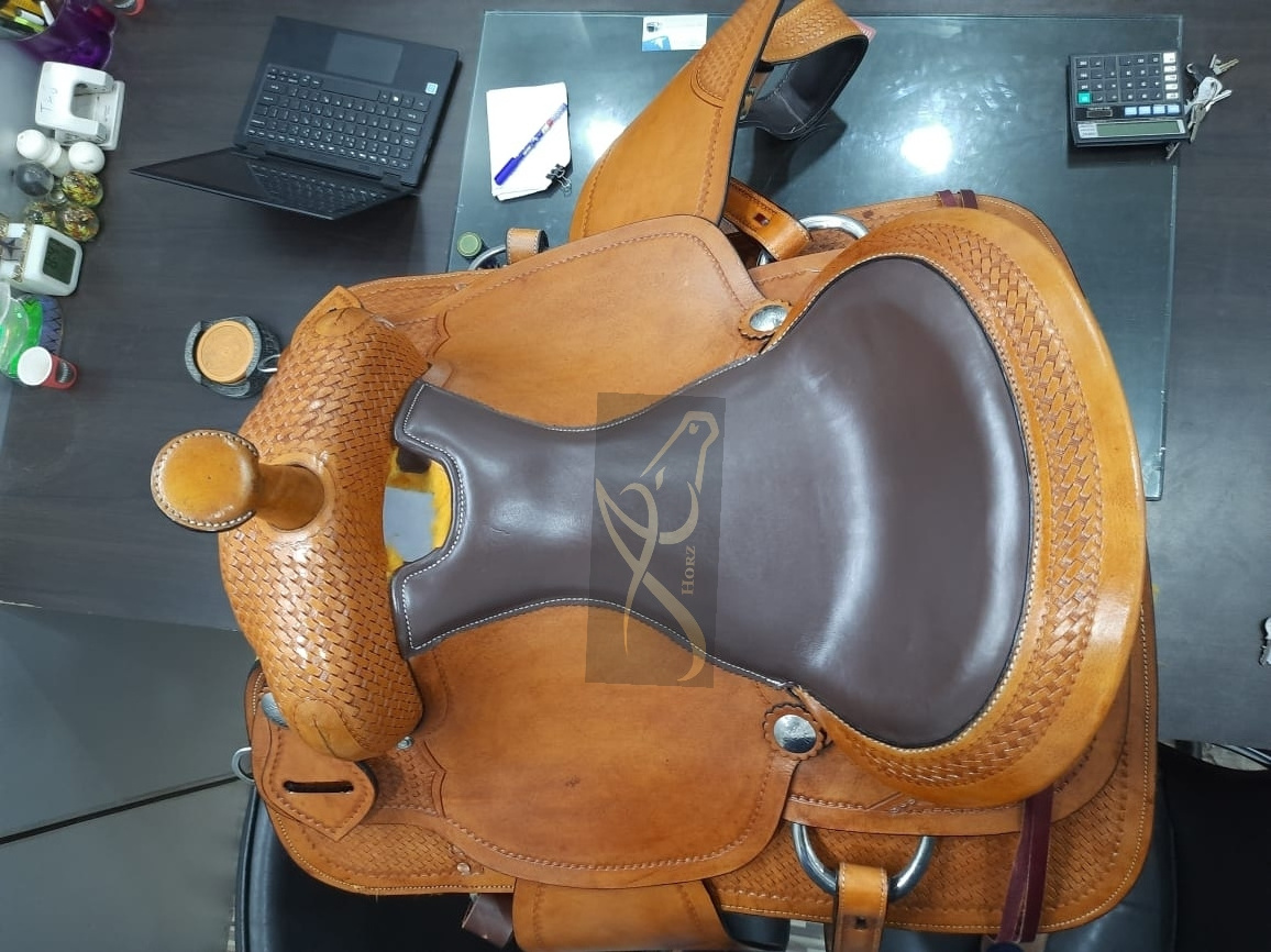 New Arrivals High Quality Pure Leather Western Saddle Indian Exporter's Premium Horse Riding Products