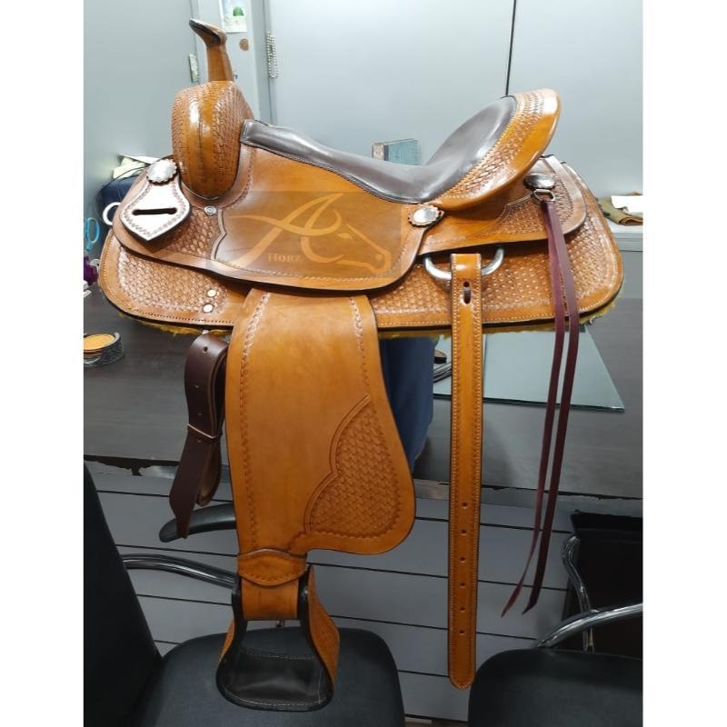 New Arrivals High Quality Pure Leather Western Saddle Indian Exporter's Premium Horse Riding Products