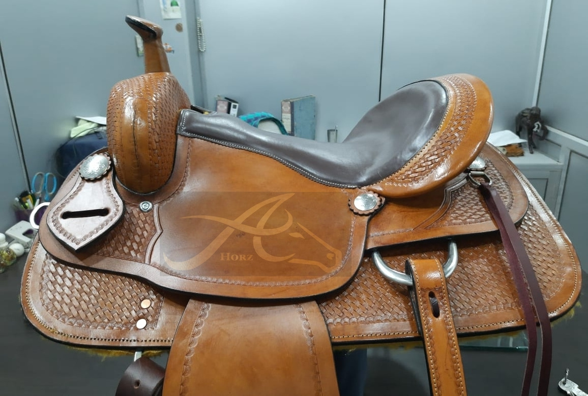 New Arrivals High Quality Pure Leather Western Saddle Indian Exporter's Premium Horse Riding Products