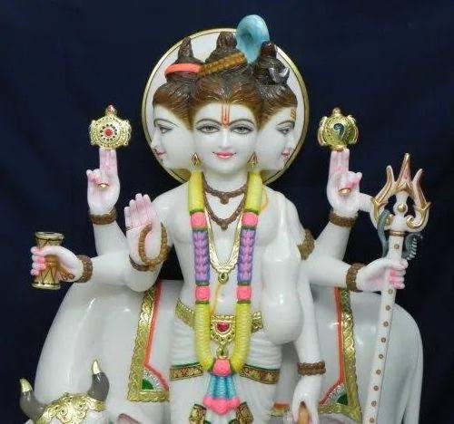 Exclusive Beautiful Indian God Handmade Multicolor Vishnu Statue Standing Sculptures Figurine Statue Statement Pieces Items