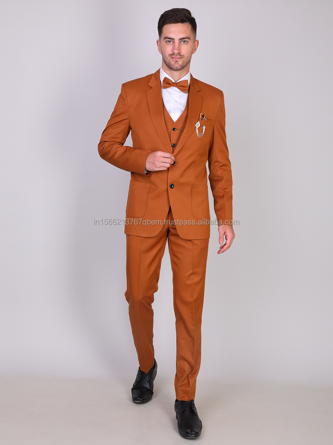 Mens Wedding Suit For Men Costume Homme Three Pieces Coat Pant Official Men'S Slim Fits Suits in wholesale