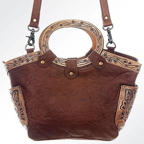 Animal Print Design Cow Leather Tote Bags Western Stylish High Quality Handmade Tooled Carving Purses For Women Hot Selling