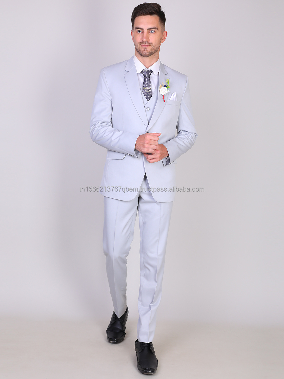 Mens Wedding Suit For Men Costume Homme Three Pieces Coat Pant Official Men'S Slim Fits Suits in wholesale