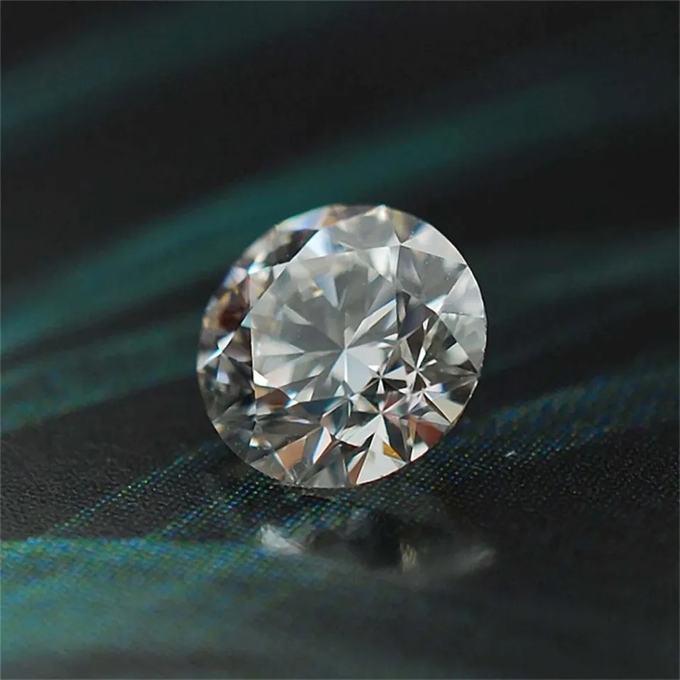 India 0.1-2 Carat Lab Grown Synthetic CVD Lab Diamond White DEF Round HPHT Lab Grown Diamond Wholesale Price