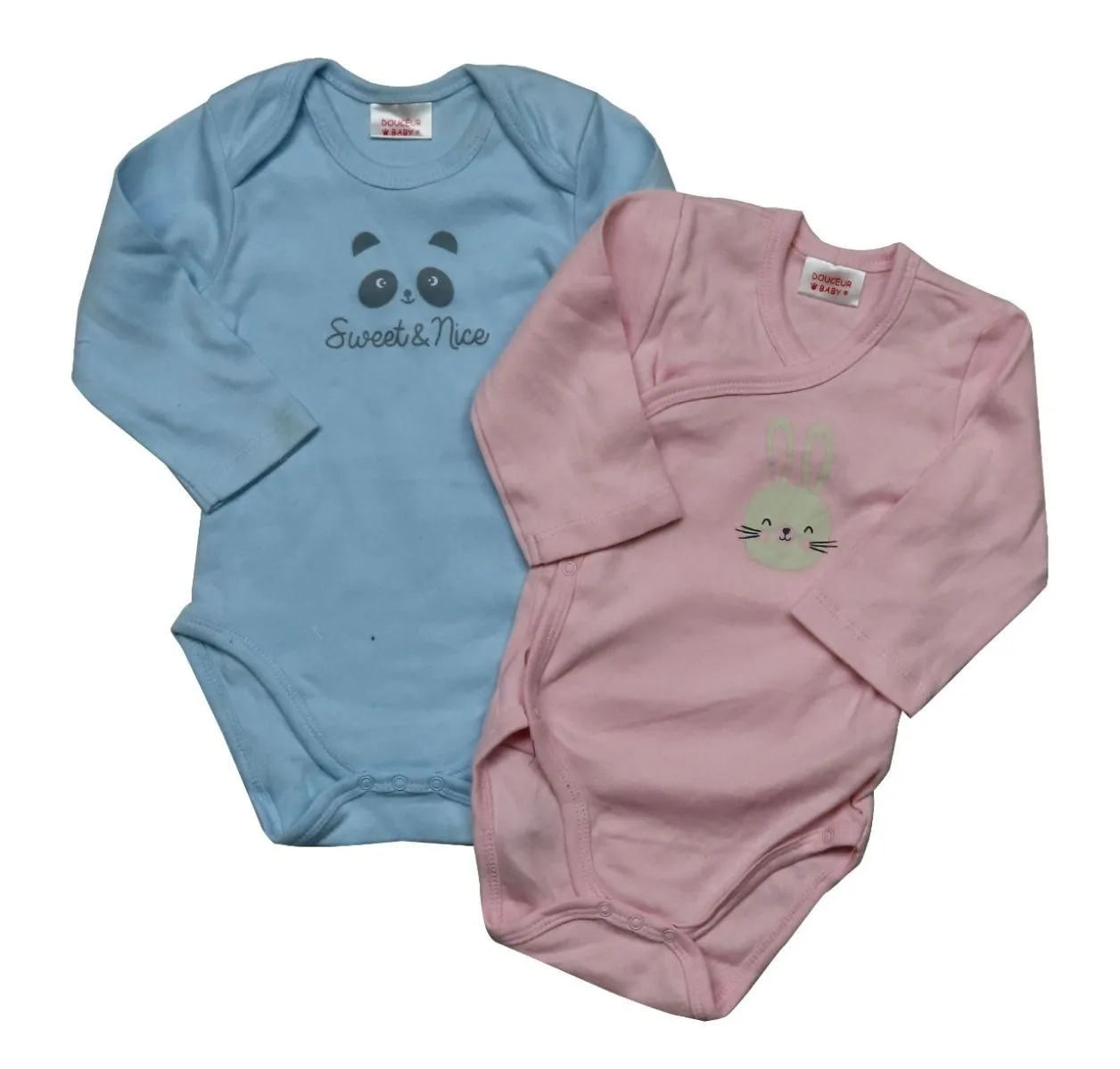 Newborn Baby Sleepsuit High Quality BABY 3 PACK L/S BODYSUITS Wholesale factory Supply Baby Rompers Infants Wholesale Clothing